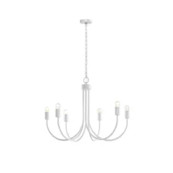 Ellie 6-Light Chandelier White - 510 Design -Adesso Shop GUEST 6af80563 62b7 4edc ada4 32ee42e850b3