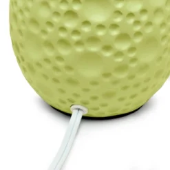 14.17" Traditional Ceramic Texture Thumbprint Tear Drop Table Desk Lamp With Tapered White Shade Green - Creekwood Home -Adesso Shop GUEST 6b305aa0 bb4c 44f1 8158 8505fb7580bd