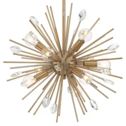 Possini Euro Design Janae Warm Gold Sputnik Chandelier 18" Wide Modern Crystal 9-Light Fixture For Dining Room House Foyer Kitchen Island Entryway 9 Possini Euro Design Janae Warm Gold Sputnik Chandelier 18" Wide Modern Crystal 9-Light Fixture For Dining Room House Foyer Kitchen Island Entryway -Adesso Shop GUEST 6b3980c9 a748 4b63 8880 1a5782afbecb
