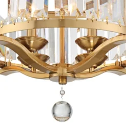 Vienna Full Spectrum Prava Modern Ceiling Light Semi Flush Mount Fixture 16 1/2" Wide Warm Brass 4-Light Crystal Drum For Bedroom Kitchen Living Room 8 Vienna Full Spectrum Prava Modern Ceiling Light Semi Flush Mount Fixture 16 1/2" Wide Warm Brass 4-Light Crystal Drum For Bedroom Kitchen Living Room -Adesso Shop GUEST 6b88db73 12aa 4882 8448 5436a3754219