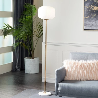 Modern Metal Floor Lamp White - CosmoLiving By Cosmopolitan 1 Modern Metal Floor Lamp White - CosmoLiving By Cosmopolitan