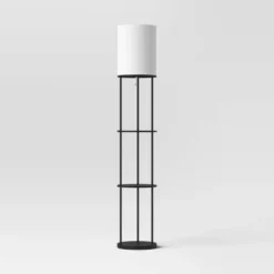 Shelf Floor Lamp Black (Includes LED Light Bulb) - Room Essentials™ -Adesso Shop GUEST 6e613393 d8d3 42c9 a8b3 36c8de40cf21