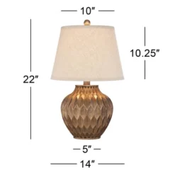 360 Lighting Accent Urn Table Lamp With USB Charging Port 22" High Warm Bronze Drum Shade For Living Room Desk Bedroom House 13 360 Lighting Accent Urn Table Lamp With USB Charging Port 22" High Warm Bronze Drum Shade For Living Room Desk Bedroom House -Adesso Shop GUEST 6e8066d4 1a20 45e1 822e 9dacd21fcc24