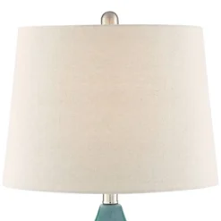 360 Lighting Kate Table Lamp 24 3/4" High Ceramic Green Oatmeal Drum Shade For Bedroom Living Room Bedside Nightstand Office Kids Family House Home 9 360 Lighting Kate Table Lamp 24 3/4" High Ceramic Green Oatmeal Drum Shade For Bedroom Living Room Bedside Nightstand Office Kids Family House Home -Adesso Shop GUEST 6e8d7a3a 9f11 41b8 b3d0 e00578329faa