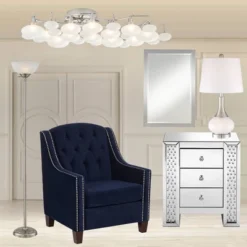 360 Lighting Serrena Modern Accent Table Lamp 23" High White Glass Brushed Nickel Metal With Nightlight Drum Shade For Bedroom Living Room House Home 15 360 Lighting Serrena Modern Accent Table Lamp 23" High White Glass Brushed Nickel Metal With Nightlight Drum Shade For Bedroom Living Room House Home -Adesso Shop GUEST 6f12dd81 4c65 4853 a428 46da8ea52ae0