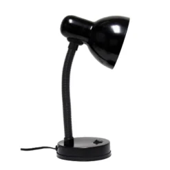 14.25" Traditional Fundamental Metal Desk Task Lamp And Bowl Shaped Shade With Flexi Gooseneck Black - Creekwood Home 15 14.25" Traditional Fundamental Metal Desk Task Lamp And Bowl Shaped Shade With Flexi Gooseneck Black - Creekwood Home -Adesso Shop GUEST 70948efd 0463 41c1 b9f2 d3963ca0959c