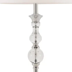 63" Clarissa Crystal Globe Floor Lamp Light Nickel - Inspire Q -Adesso Shop GUEST 72e054e3 778f 4806 abdf e6e645dc6d9b