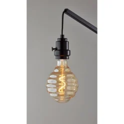 Wren Floor Lamp Black (Includes Light Bulb) - Adesso -Adesso Shop GUEST 73dec3f6 6ca9 4a35 8d03 ca5ddc7de8c1