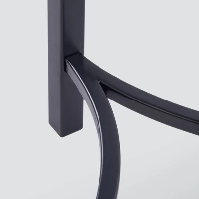 61.5" Amelia Modern Floor Lamp With Table And Built-In USB Matte Black/White Marble - Teamson Home 4 61.5" Amelia Modern Floor Lamp With Table And Built-In USB Matte Black/White Marble - Teamson Home - Image 4