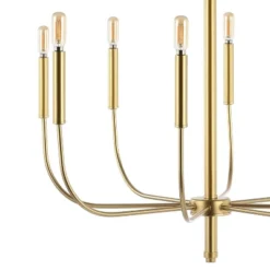 27.25" 8-Light Amoros Modern Mid-Century Iron LED Chandelier Gold Painting - JONATHAN Y 15 27.25" 8-Light Amoros Modern Mid-Century Iron LED Chandelier Gold Painting - JONATHAN Y -Adesso Shop GUEST 78c54c23 b632 4f6f 9538 f598163e1525
