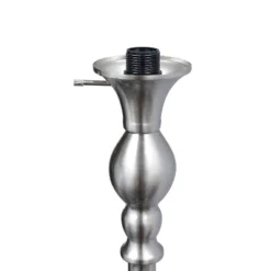 1 Light Torchiere Floor Lamp With Marbleized Glass Shade Brushed Nickel - Elegant Designs -Adesso Shop GUEST 79680e24 70c3 4151 9c7c a4f09d62a0e3