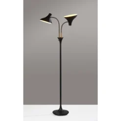 Ascot Floor Lamp Black - Adesso