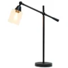 Tilting Arm Table Lamp Black - Elegant Designs