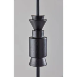 Elton Rubber Wood Floor Lamp Black - Adesso -Adesso Shop GUEST 7cbc3a0d 40df 42b1 b11b 44d2e6f87d66