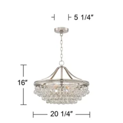 Vienna Full Spectrum Wohlfurst Brushed Nickel Pendant Chandelier 20 1/4" Wide Clear Crystal 5-Light Fixture For Dining Room House Foyer Kitchen Island 11 Vienna Full Spectrum Wohlfurst Brushed Nickel Pendant Chandelier 20 1/4" Wide Clear Crystal 5-Light Fixture For Dining Room House Foyer Kitchen Island -Adesso Shop GUEST 7cc69797 e618 4fa9 9c35 fbc7db403826