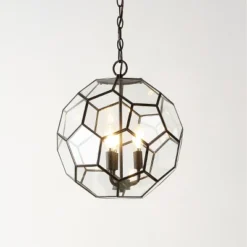 13.5" 3-Light Bee Modern Farmhouse Iron/Glass LED Pendant Oil Rubbed Bronze/Clear - JONATHAN Y 9 13.5" 3-Light Bee Modern Farmhouse Iron/Glass LED Pendant Oil Rubbed Bronze/Clear - JONATHAN Y -Adesso Shop GUEST 7e555ff2 c78f 44b5 a1e1 e242e2086903