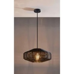 7" Kingston Pendant Ceiling Light Black - Adesso -Adesso Shop GUEST 7e71e8ae e025 4b67 aa99 1d5f9025cd22