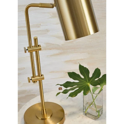 Baronvale Metal Desk Lamp Brass - Signature Design By Ashley 2 Baronvale Metal Desk Lamp Brass - Signature Design By Ashley - Image 2