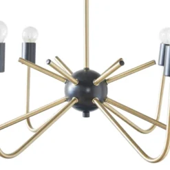 Alexis 6-Light Two-Tone Chandelier Antique Brass/Black - Hampton Hill 8 Alexis 6-Light Two-Tone Chandelier Antique Brass/Black - Hampton Hill -Adesso Shop GUEST 7ff779c8 fa0d 4224 b7e4 b1405d2a0431