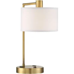 360 Lighting Colby Antique Gold Desk Lamps With Outlet And USB Port Set Of 2 -Adesso Shop GUEST 83eead5f c672 4f39 a9f0 08015d1acf5e