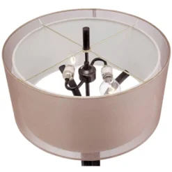 Franklin Iron Works Tristan Modern Floor Lamp 64" Tall Deep Bronze Metal Sheer Outer Linen Inner Double Drum Shade For Living Room Bedroom Office Home 11 Franklin Iron Works Tristan Modern Floor Lamp 64" Tall Deep Bronze Metal Sheer Outer Linen Inner Double Drum Shade For Living Room Bedroom Office Home -Adesso Shop GUEST 8447128a 06b8 425b b152 22df1ae56f7a