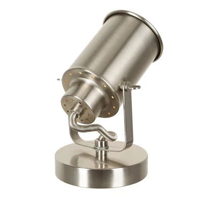 6" Spotlight Desk Or Wall Mount Accent Table Lamp Brushed Nickel - Cresswell Lighting 2 6" Spotlight Desk Or Wall Mount Accent Table Lamp Brushed Nickel - Cresswell Lighting - Image 2