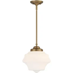 Possini Euro Design Soft Gold Mini Pendant Light 11" Wide Modern Schoolhouse Opal Glass Shade For Dining Living Room House Island 9 Possini Euro Design Soft Gold Mini Pendant Light 11" Wide Modern Schoolhouse Opal Glass Shade For Dining Living Room House Island -Adesso Shop GUEST 859da487 ad81 480b 9f6b e17a77902724