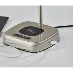 Radley Charge Table Lamp With Smart Switch Silver (Includes LED Light Bulb) - Adesso 7 Radley Charge Table Lamp With Smart Switch Silver (Includes LED Light Bulb) - Adesso -Adesso Shop GUEST 85ce964b 7473 4c7b bdca 88a5e4f526e5