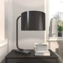 Traditional Metal Table Lamp Black - Olivia & May -Adesso Shop GUEST 8775f56e 68d4 4f3f b2a4 722e262a6262