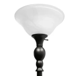 1-Light Classic Torchiere Floor Lamp With Marbleized Glass Shade Restoration Bronze - Lalia Home 9 1-Light Classic Torchiere Floor Lamp With Marbleized Glass Shade Restoration Bronze - Lalia Home -Adesso Shop GUEST 884c29f7 c3f7 4014 bf80 49bbfb36a8cb