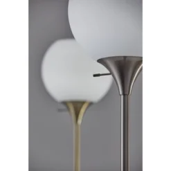 71" 3-way Fiona Torchiere Steel - Adesso -Adesso Shop GUEST 88ad4629 2909 4e7d 94f5 17ec9a913061