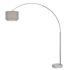 FC Design Modern 81" Tall Standing Adjustable Arched Floor Lamp With Double Drum Shade And Marble Base 20 FC Design Modern 81" Tall Standing Adjustable Arched Floor Lamp With Double Drum Shade And Marble Base -Adesso Shop GUEST 8b637233 7110 426e a8a1 064c20c394e1