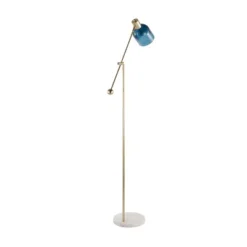 73" Marcel Floor Lamp Blue/Gold/White - LumiSource -Adesso Shop GUEST 8b7a68b4 5481 47ea 8a31 ea501b09d515