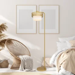 62.25" Alaina Shade Floor Lamp - River Of Goods -Adesso Shop GUEST 8d558f69 12cb 4a1c a256 484e1145d9ae