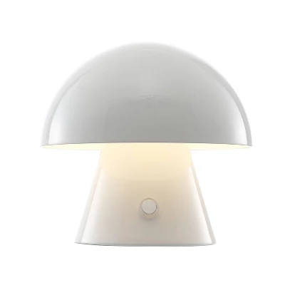 7" Porcini Contemporary Bohemian Rechargeable/Cordless Iron Integrated LED Mushroom Table Lamp - JONATHAN YFeb 14 7" Porcini Contemporary Bohemian Rechargeable/Cordless Iron Integrated LED Mushroom Table Lamp - JONATHAN YFeb - Image 14