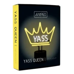 Amped Co 11.3" X 9.75" Neon Desk YASS QUEEN Neon Light Novelty Desk Lamp, Yellow And White Glow 6 Amped Co 11.3" X 9.75" Neon Desk YASS QUEEN Neon Light Novelty Desk Lamp, Yellow And White Glow -Adesso Shop GUEST 8e488df2 0aeb 4bb3 85ae 415bbfd325a6