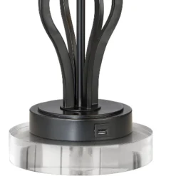 360 Lighting Heather Modern Industrial Table Lamps Set Of 2 With Round Risers 27 1/4" Tall Dark Iron USB Charging Port Iron Burlap Drum Shade For Desk 6 360 Lighting Heather Modern Industrial Table Lamps Set Of 2 With Round Risers 27 1/4" Tall Dark Iron USB Charging Port Iron Burlap Drum Shade For Desk -Adesso Shop GUEST 8e764a3c f5f5 45bb b692 d9e1cade8dab