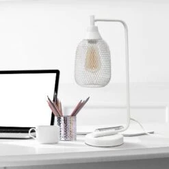 Industrial Desk Lamp White - Lalia Home -Adesso Shop GUEST 8ecab388 428a 4fd2 b500 4b03ccdc6898