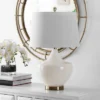 Demra Table Lamp - White - Safavieh