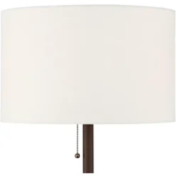 360 Lighting Caper Modern Floor Lamps With Tray Table 60 1/2" Tall Set Of 2 Bronze USB And Outlet Off White Fabric Drum Shade For Living Room Bedroom 13 360 Lighting Caper Modern Floor Lamps With Tray Table 60 1/2" Tall Set Of 2 Bronze USB And Outlet Off White Fabric Drum Shade For Living Room Bedroom -Adesso Shop GUEST 90c7708e 6bf6 44f7 b6c7 c7e6823b991c