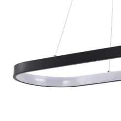 38.75" Nolan Modern Bohemian Iron Linear Integrated LED Pendant Black - JONATHAN Y -Adesso Shop GUEST 93164933 0bf8 48aa 975d f180bcef1108