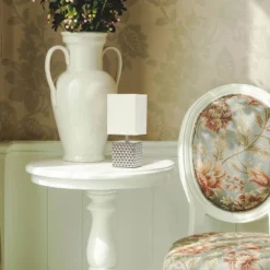 11.81" Tall Petite Hammered Square Bedside Table Desk Lamp With White Fabric Shade Silver - Simple Designs -Adesso Shop GUEST 94c4bbcc 65ba 4f2c 950c 0638872cea2e