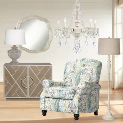 Kathy Ireland Chateau De Conde Antique Rubbed White Pendant Chandelier 26" Wide French Crystal 5-Light Fixture For Dining Room House Kitchen Island -Adesso Shop GUEST 95b51efb 58ed 4141 ba62 1a3b3fb2f9ff