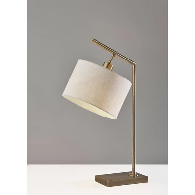 Reynolds Table Lamp Antique Brass - Adesso 1 Reynolds Table Lamp Antique Brass - Adesso