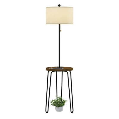 Floor Lamp End Table (Includes LED Light Bulb) - Modern Hairpin Legs 7 Floor Lamp End Table (Includes LED Light Bulb) - Modern Hairpin Legs - Image 7
