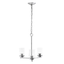 3-Light 15" Classic Contemporary Clear Glass/Metal Hanging Pendant Chandelier - Lalia Home 22 3-Light 15" Classic Contemporary Clear Glass/Metal Hanging Pendant Chandelier - Lalia Home -Adesso Shop GUEST 96cf0c06 d0f7 4ff7 bb83 04e15ae805a6