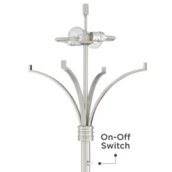 Possini Euro Design Modern Floor Lamp 64" Tall Brushed Nickel Silver Organza White Linen Drum Shade For Living Room Bedroom Office 10 Possini Euro Design Modern Floor Lamp 64" Tall Brushed Nickel Silver Organza White Linen Drum Shade For Living Room Bedroom Office -Adesso Shop GUEST 9743b9a1 5f49 4b60 a129 9c356e6888e3