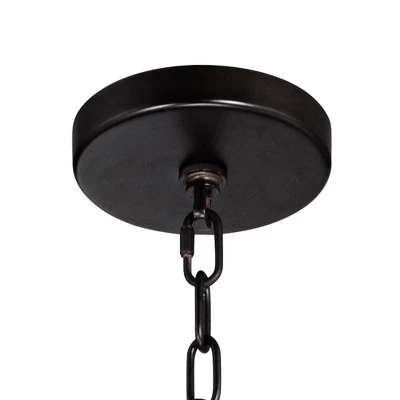 Franklin Iron Works Ellery Bronze Orb Foyer Pendant Chandelier 24 3/4" Wide Modern 5-Light LED Fixture For Dining Room House Kitchen Island Entryway 3 Franklin Iron Works Ellery Bronze Orb Foyer Pendant Chandelier 24 3/4" Wide Modern 5-Light LED Fixture For Dining Room House Kitchen Island Entryway - Image 3