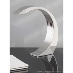 13" Element Touch Lamp Polished Stainless Steel (Includes LED Light Bulb) - LumiSource -Adesso Shop GUEST 9794a5bc 4430 4e97 8b8a fd87081a51c6
