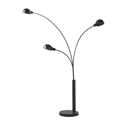 67" Archer 3-Light Adjustable Arc Floor Lamp Black - 510 Design 2 67" Archer 3-Light Adjustable Arc Floor Lamp Black - 510 Design - Image 2
